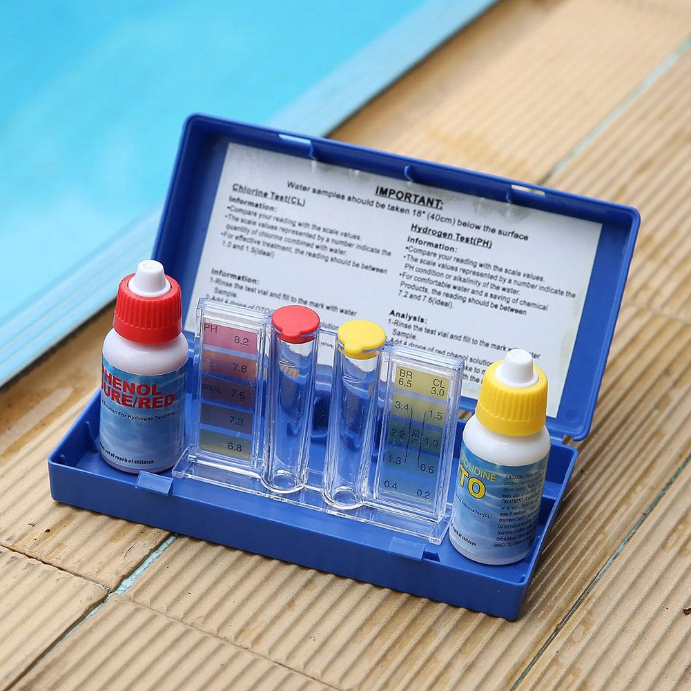 Marine Aquarium Water Testing - PH 염소 물 테스트 키트 테스터,