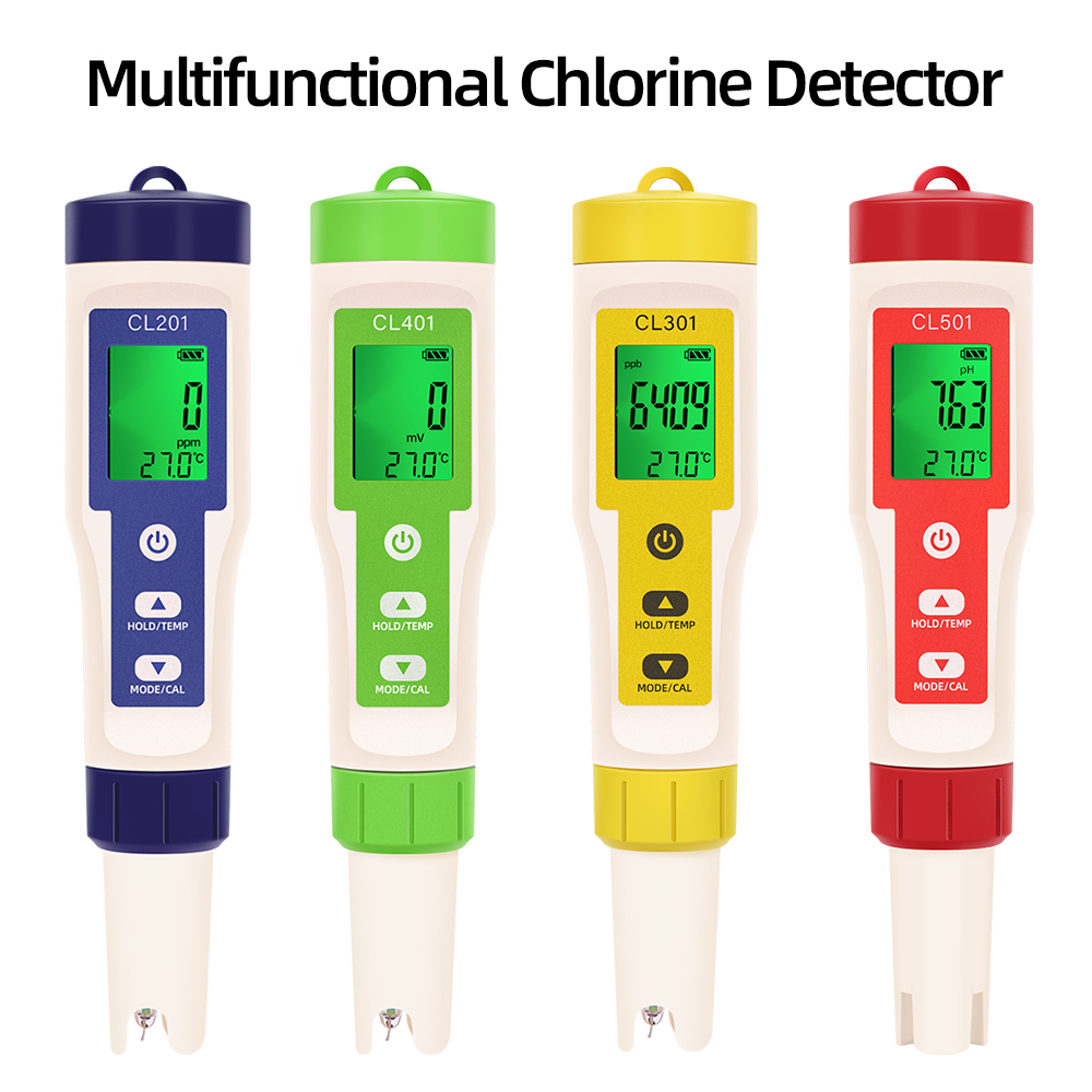 Marine Aquarium Water Testing - PH/CL2/H2/ORP/온도 측정기 염소 검출기 수영장 식수