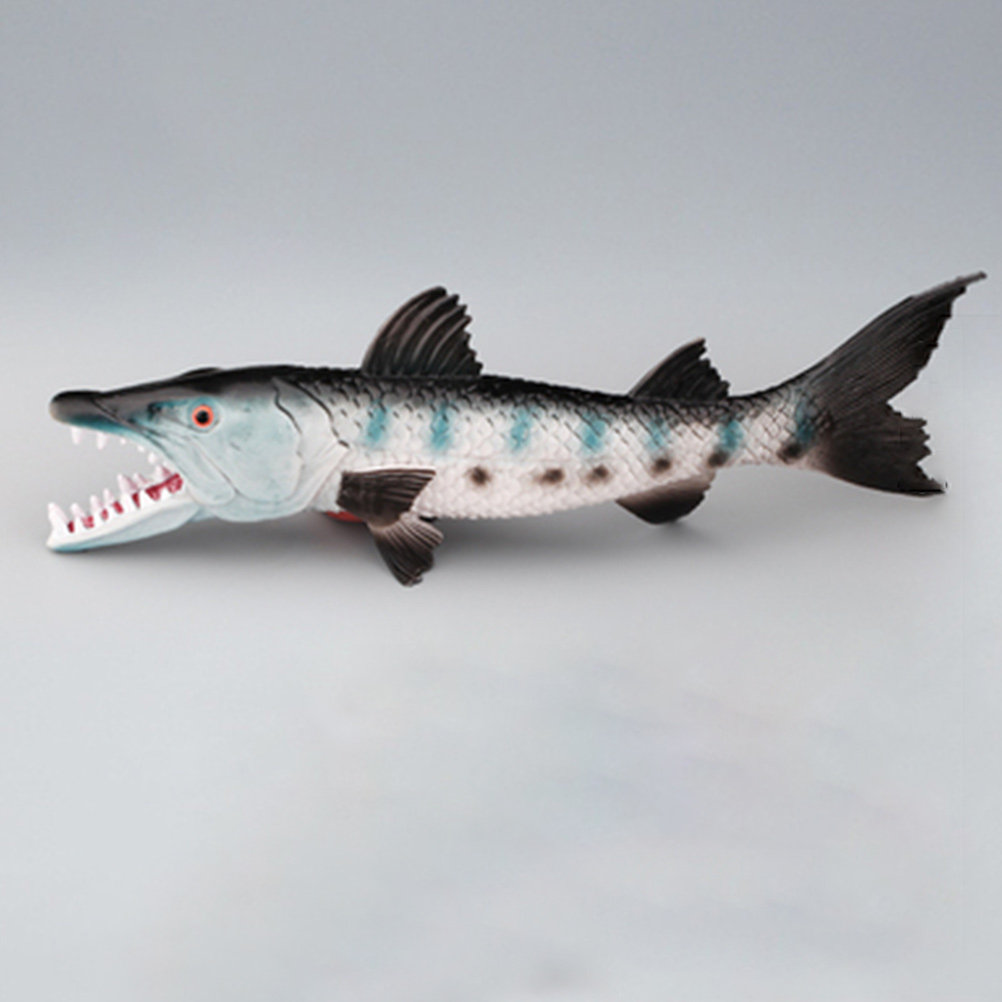 Aquarium Marine Tank - 프리미엄 사실적인 늑대 물고기 수족관 장식