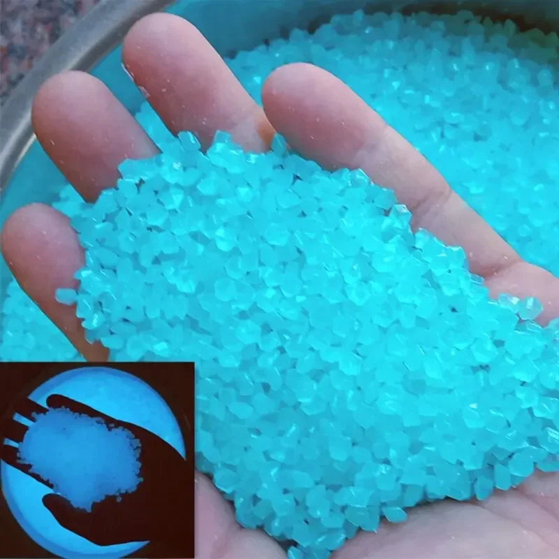 Aquarium Marine Tank - 1000pcs 어두운 자갈 돌에 3-5mm 빛나는