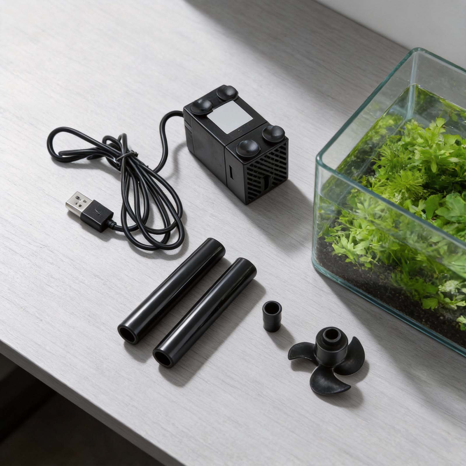 Aquarium Marine Setup - 물결 발생 기능과 산소 공급 기능을