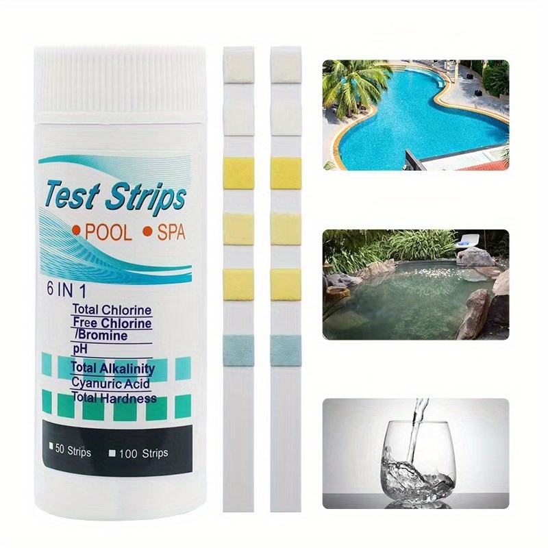 Marine Aquarium Water Testing - 6-in-1 수영장 및 스파 물 테스트