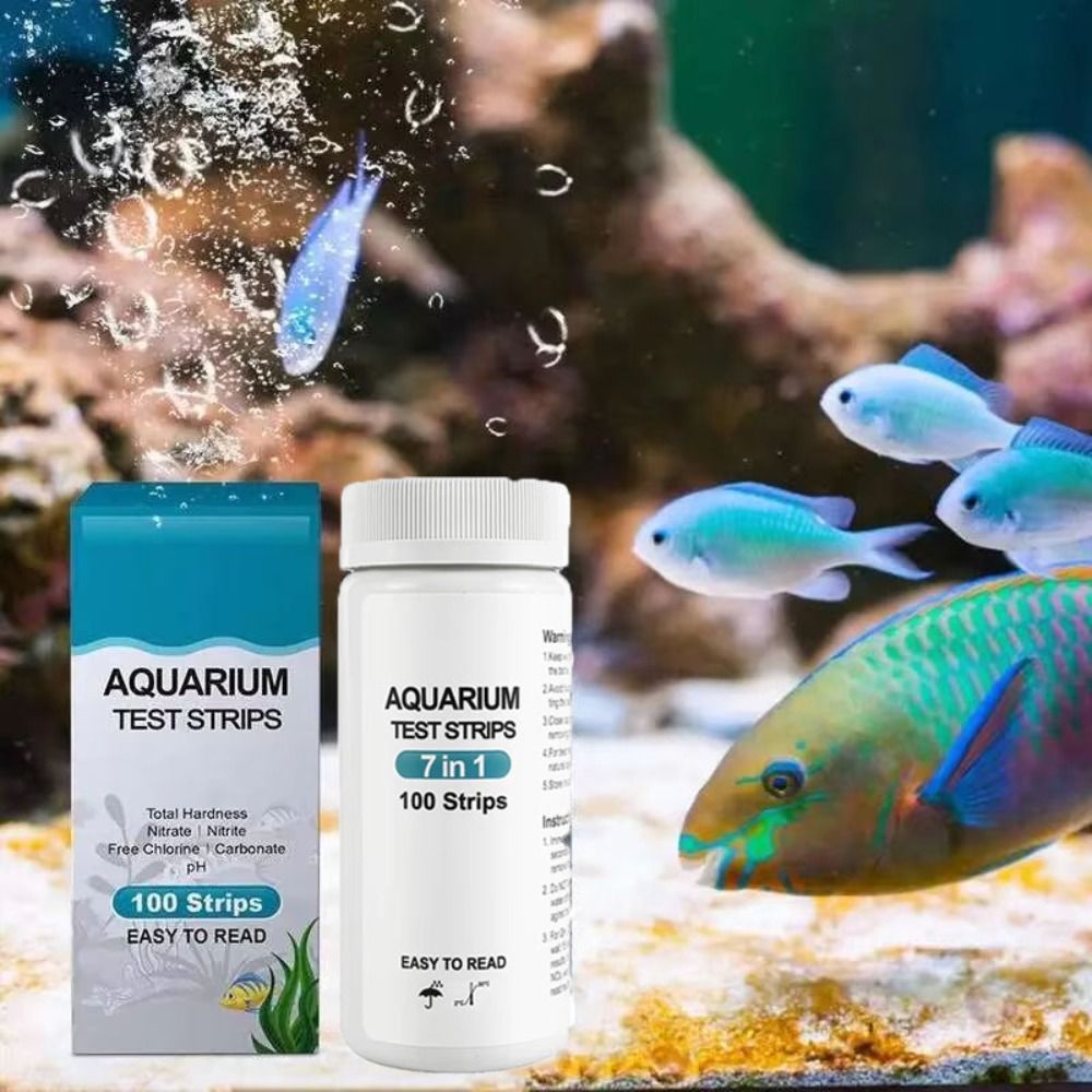 Marine Aquarium Water Testing - 7 in 1 100개 수족관 테스트