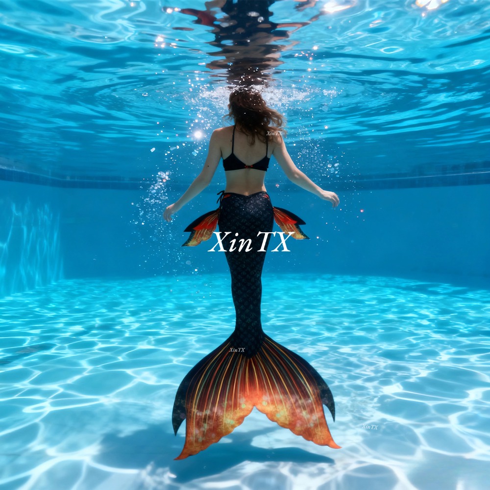 Aquarium & Marine Museum Universiti Malaysia Sabah Kota Kinabalu Sabah Reviews - 성인용 인어 꼬리 수영복, 어울리는 브라