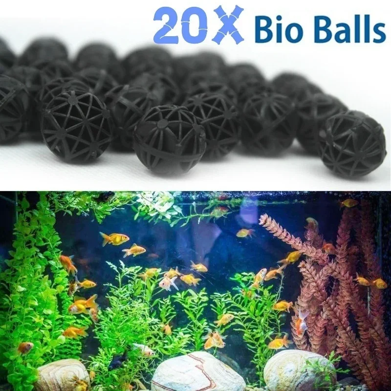 Aquarium Marine Filter - 20개입 16mm 수족관 필터 바이오 볼