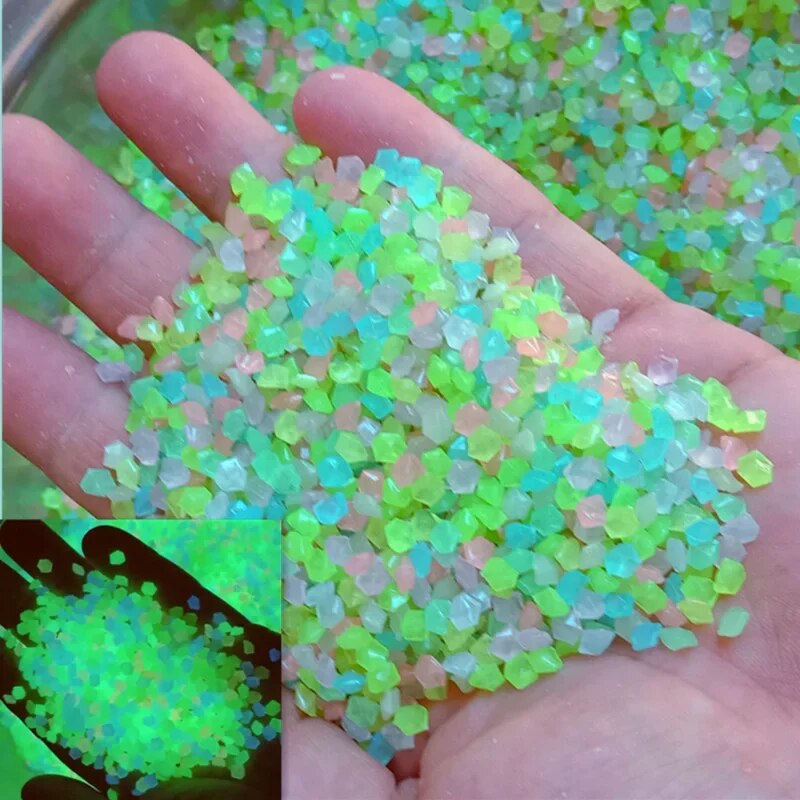 1000pcs 어두운 자갈 돌에 3-5mm 빛나는 모래 - Aquarium Marine Tank 리뷰 및 가격