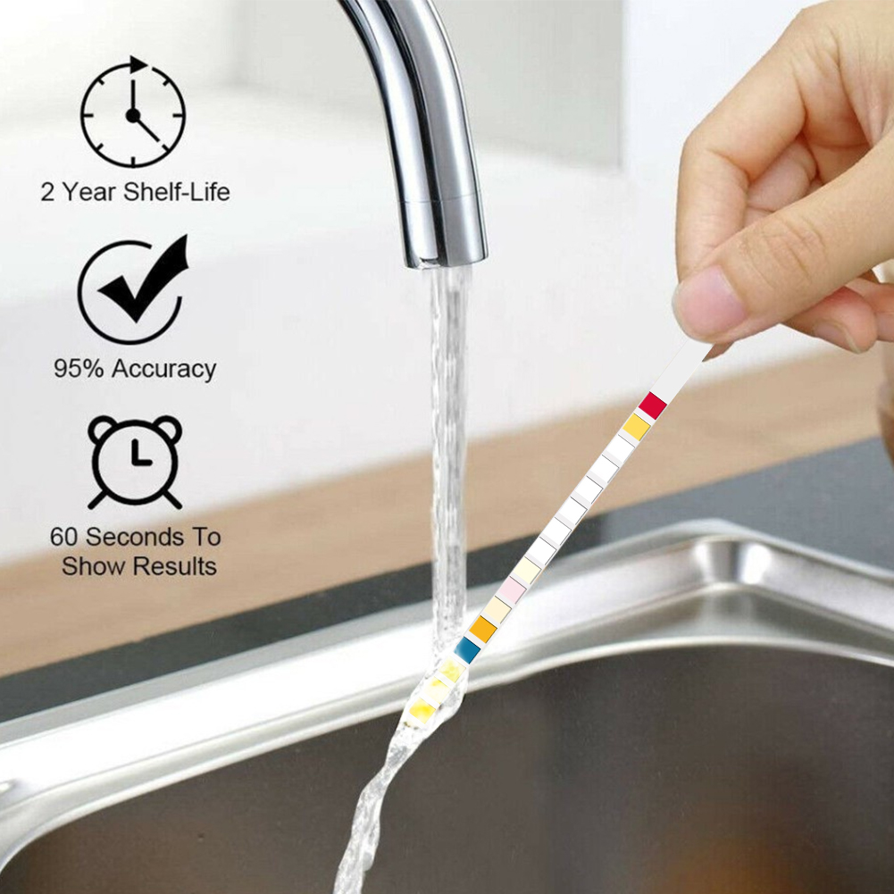 Yieryi 16 in 1 물 테스트 스트립 100개  - Marine Aquarium Water Testing 리뷰 및 가격