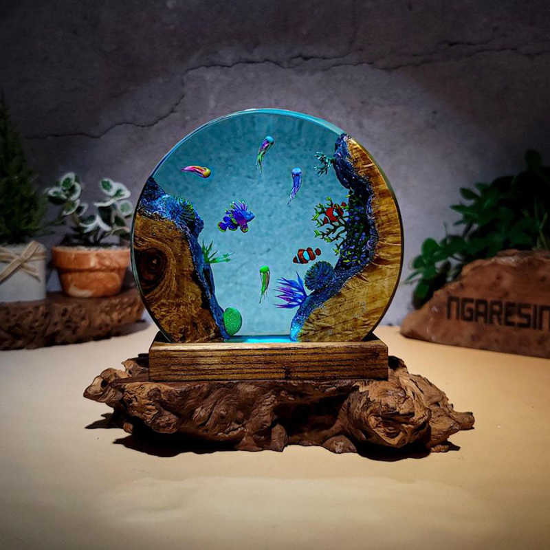 해양 수족관 생물 레진 테이블 램프 창의적인 예술 장식 - Aquarium & Marine Museum Universiti Malaysia Sabah Kota Kinabalu Sabah Reviews 리뷰 및 가격