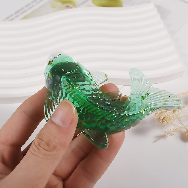 3D 잉어 모양 에폭시 수지 몰드 바다 동물 잉어 문어 - Aquarium Marine Tank 리뷰 및 가격