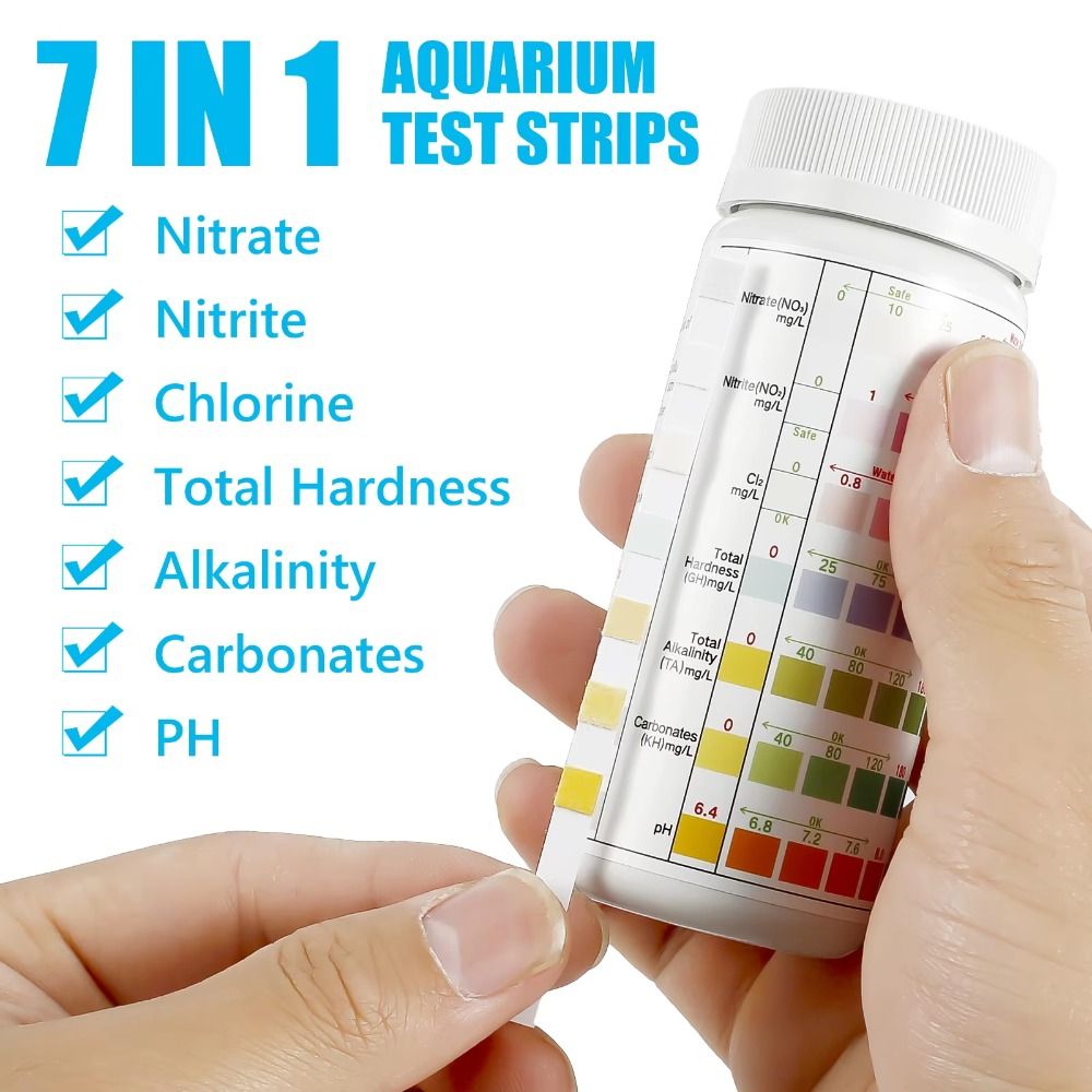 7 in 1 100개 수족관 테스트 스트립 PH 감지  - Marine Aquarium Water Testing 리뷰 및 가격