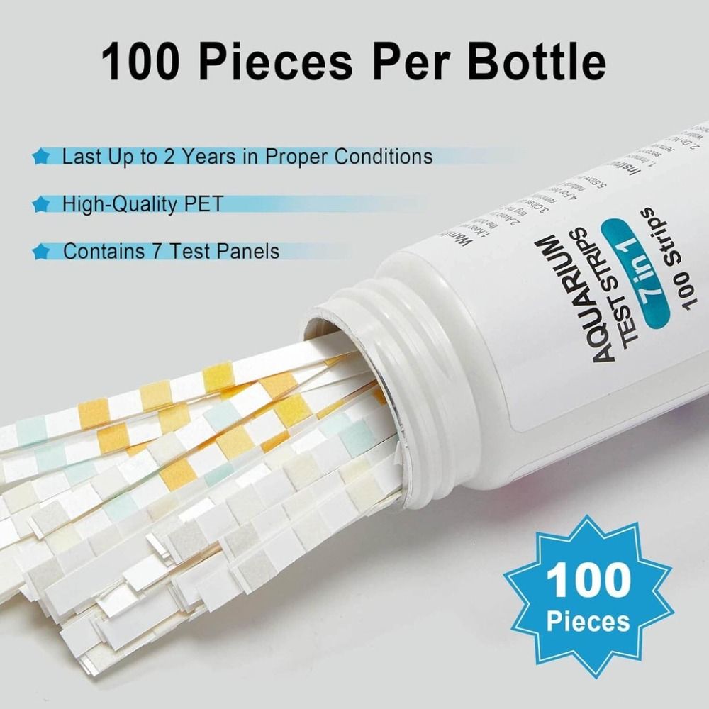 7 in 1 100개 수족관 테스트 스트립 PH 감지  - Marine Aquarium Water Testing 리뷰 및 가격
