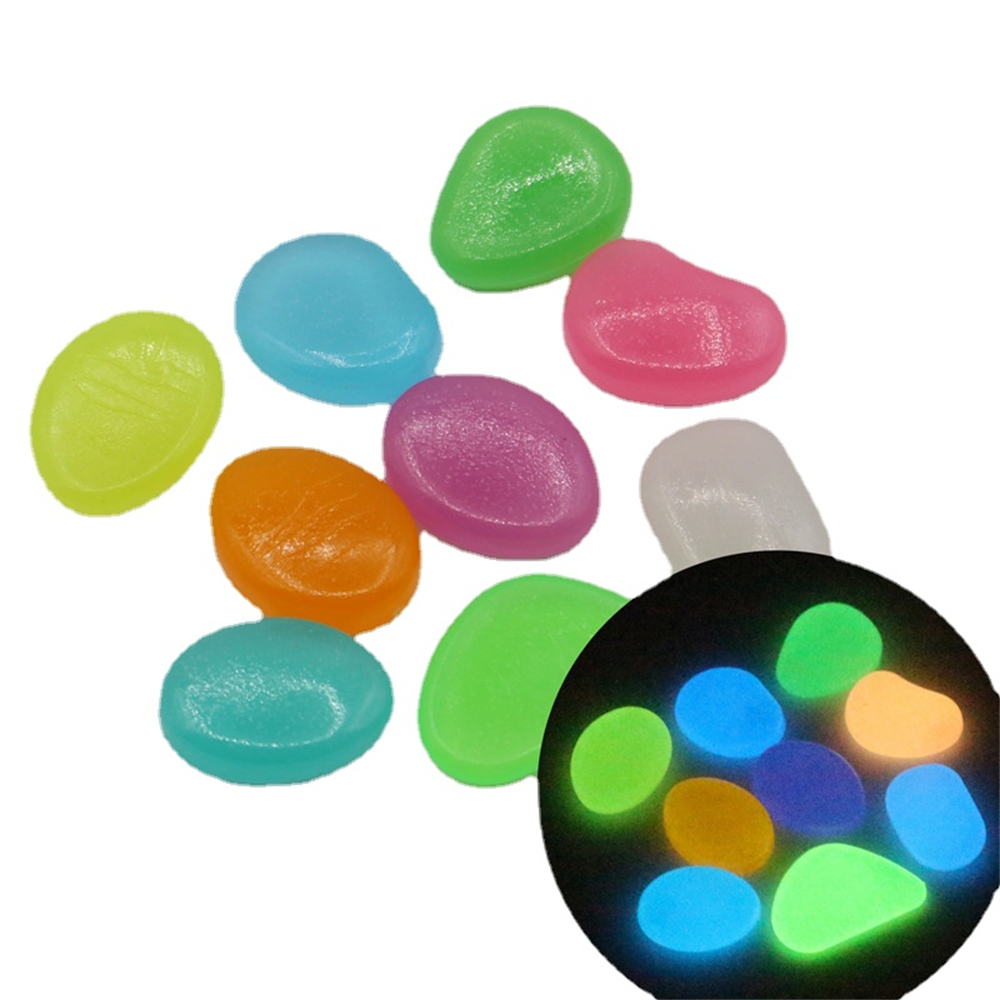 50pcs 빛나는 돌 형광 자갈 자갈 어두운 빛나는 돌 - Aquarium Marine Tank 리뷰 및 가격