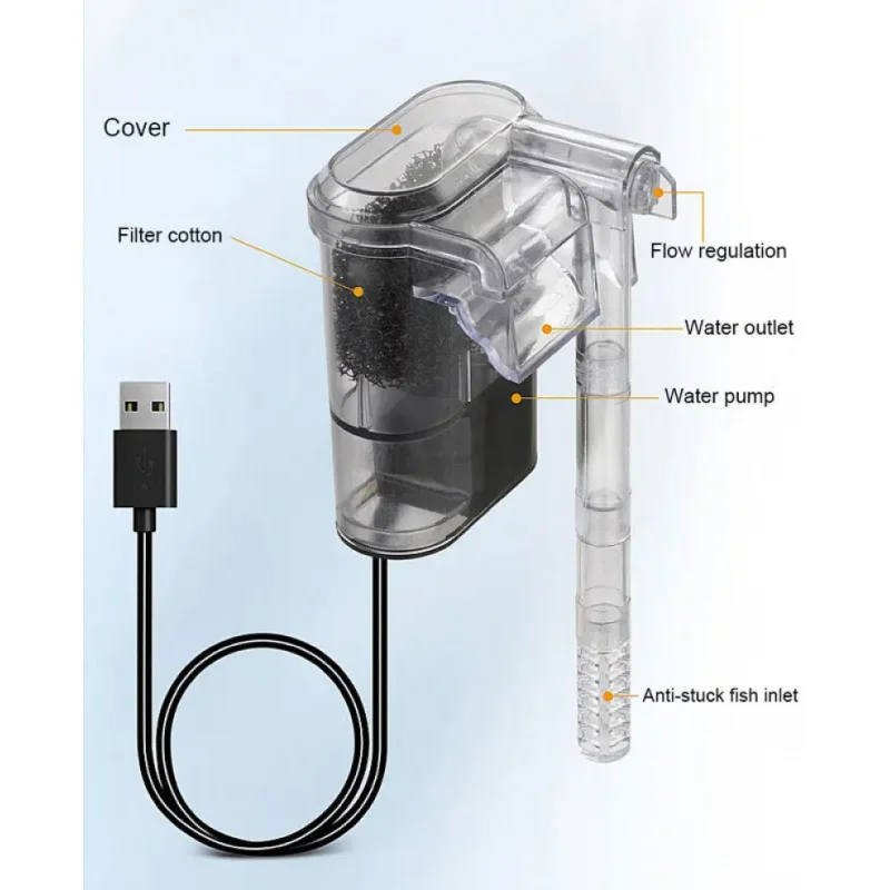 어항용 신형 서스펜디드 필터, 미니 필터, USB, 2 - Marine Aquarium Uv Filter 리뷰 및 가격