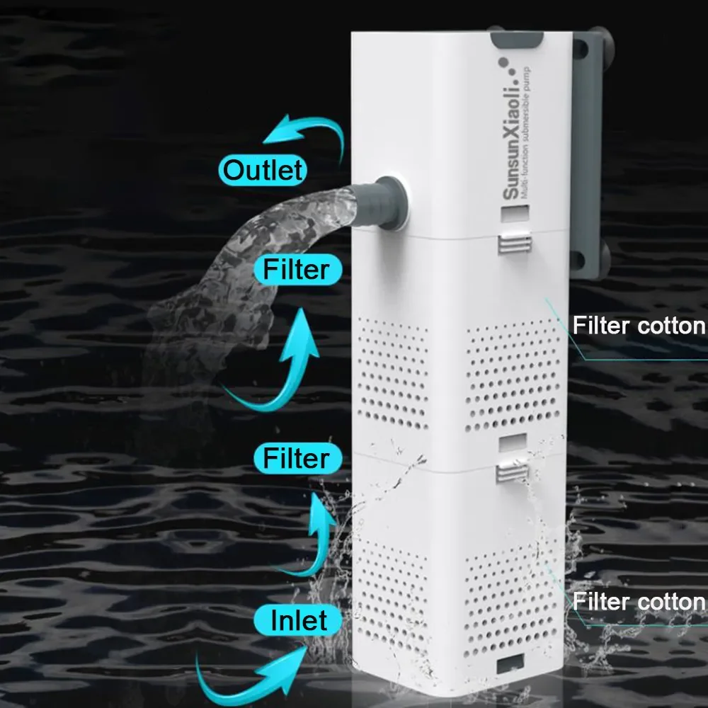 3 In 1 수족관 필터 펌프 수족관 공기 펌프 웨이브 - Aquarium Marine Filter 리뷰 및 가격