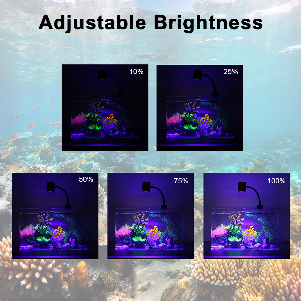 LED 수족관 조명 풀 스펙트럼 리프 코랄 램프 UV  - Marine Aquarium Uv Light 리뷰 및 가격