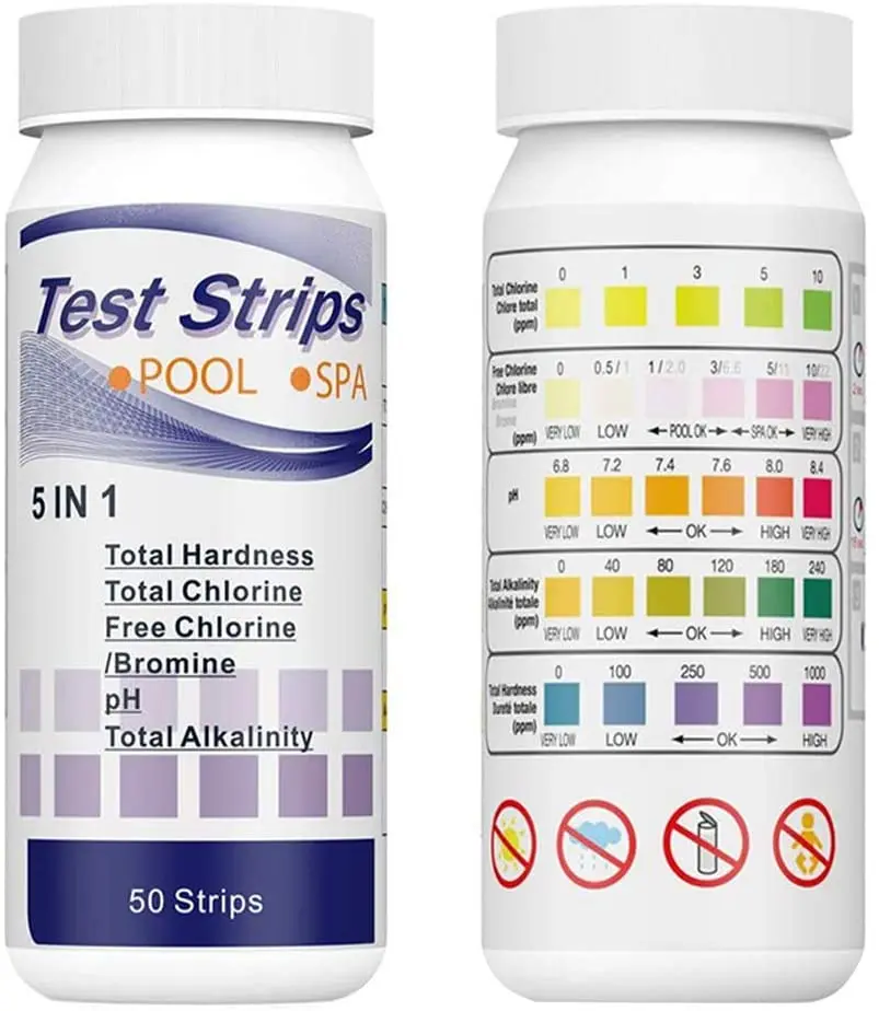 SPA 수영장 물 테스터 종이 경도 Tool50pcs  - Marine Test Kit 리뷰 및 가격