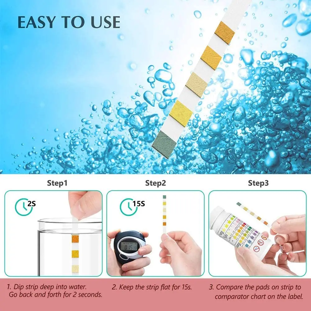 SPA 수영장 물 테스터 종이 경도 Tool50pcs  - Marine Test Kit 리뷰 및 가격