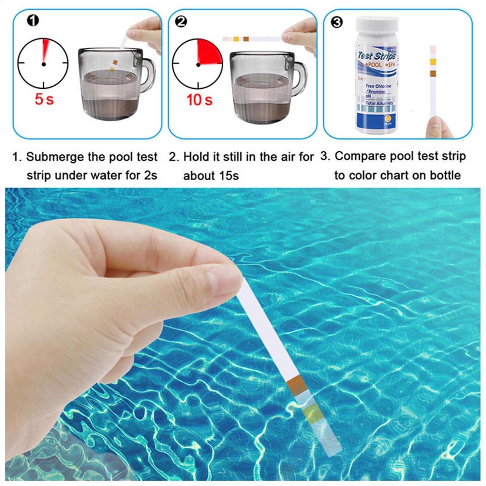 수질 검사 키트 50 스트립/병 고정밀 수영장 및 스파 - Marine Test Kit 리뷰 및 가격